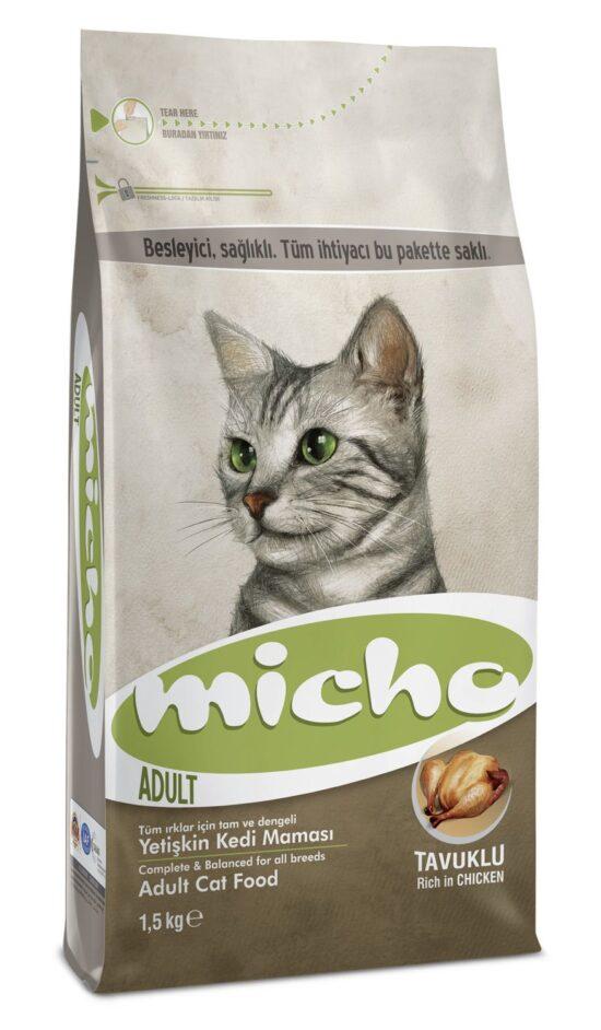 Selected image for MICHO Suva hrana za odrasle mačke Premium Piletina 1.5kg