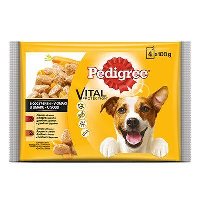 PEDIGREE Hrana za pse Dog Adult 4x100g