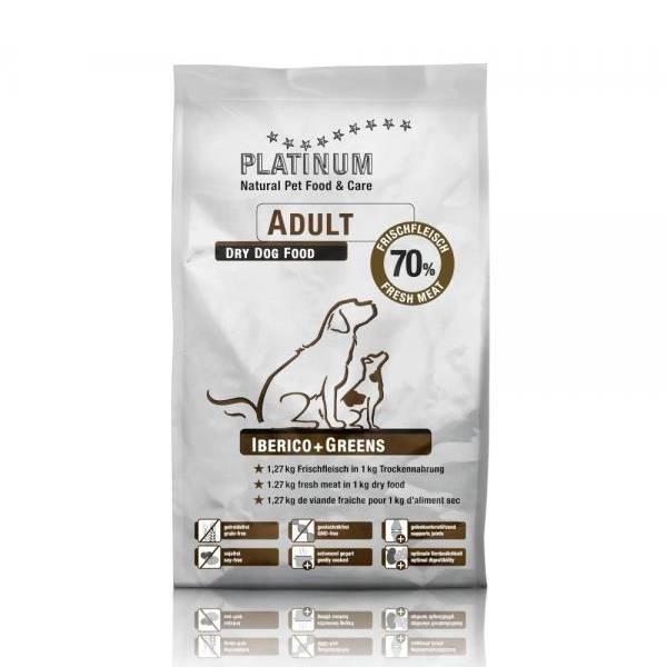 Selected image for PLATINUM Suva hrana za odrasle pse sa iberico mangulicom 1.5kg