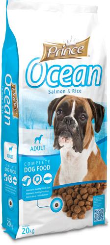PRINCE Suva hrana za odrasle pse Ocean losos i pirinač 20kg