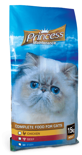 Selected image for PRINCESS Suva hrana za odrasle mačke Maintenance piletina 15kg