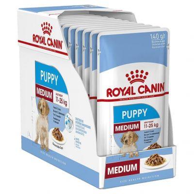 Royal Canin Dog Puppy Medium preliv 10x140g