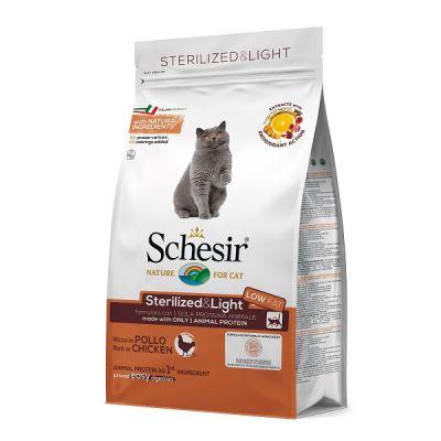 SCHESIR Suva hrana za mačke Sterilized & light 400g