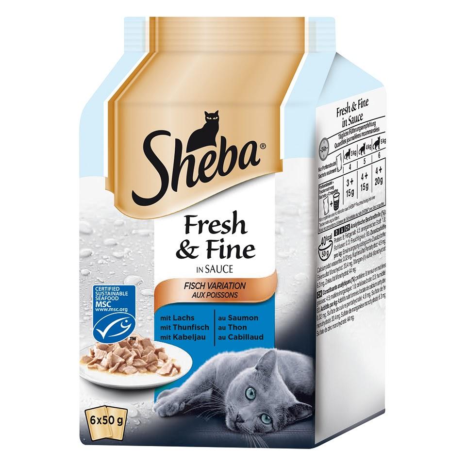 SHEBA Vlažna hrana za mačke sa ribom Fresh&Fine Multipack 50g 6/1