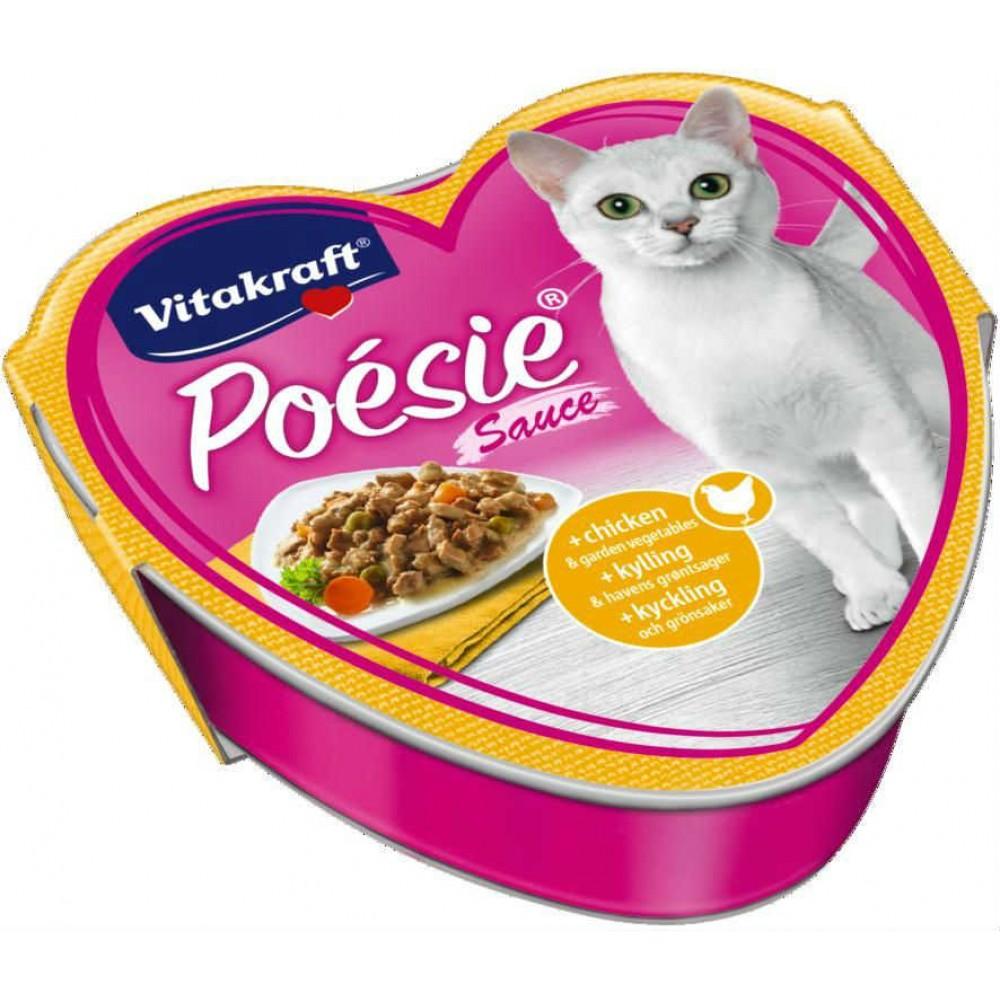 Selected image for VITAKRAFT Sos za mačke sa piletinom i povrćem Poesie 85g