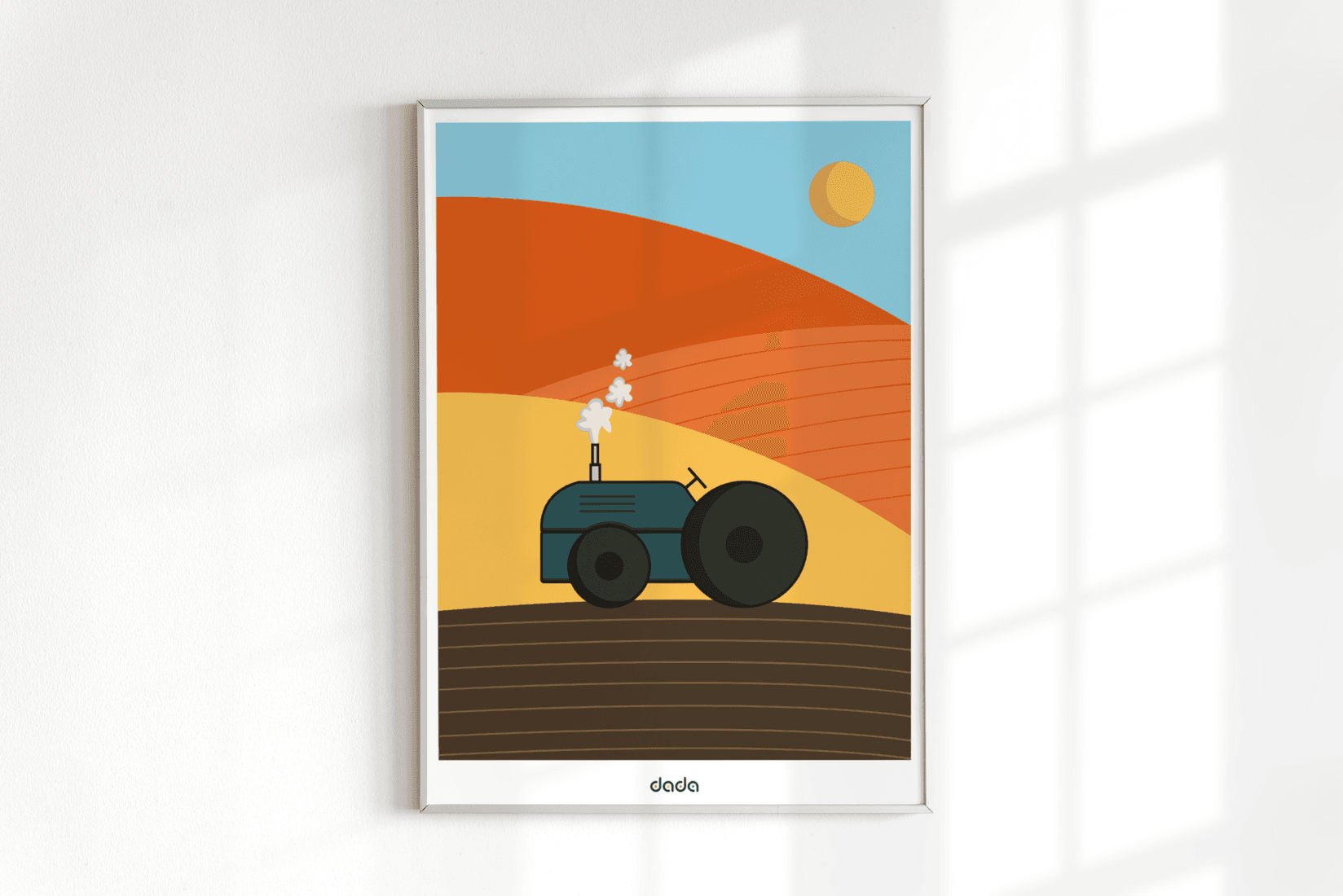 Slike DADA A4 poster za dečiju sobu Traktor