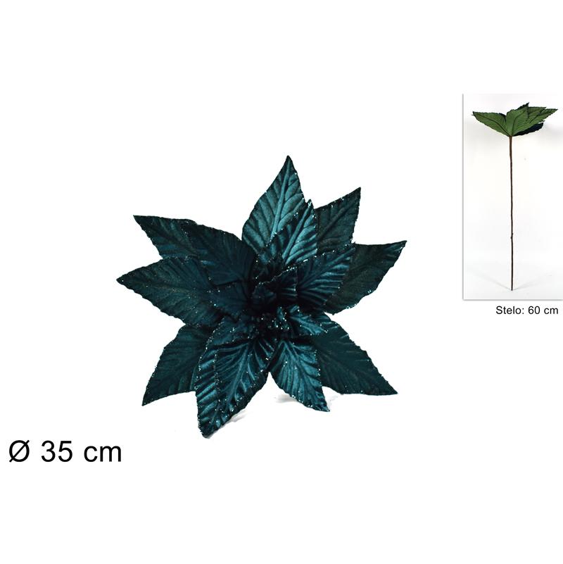 Dekorativni cvet 35cm MN001300F zeleni