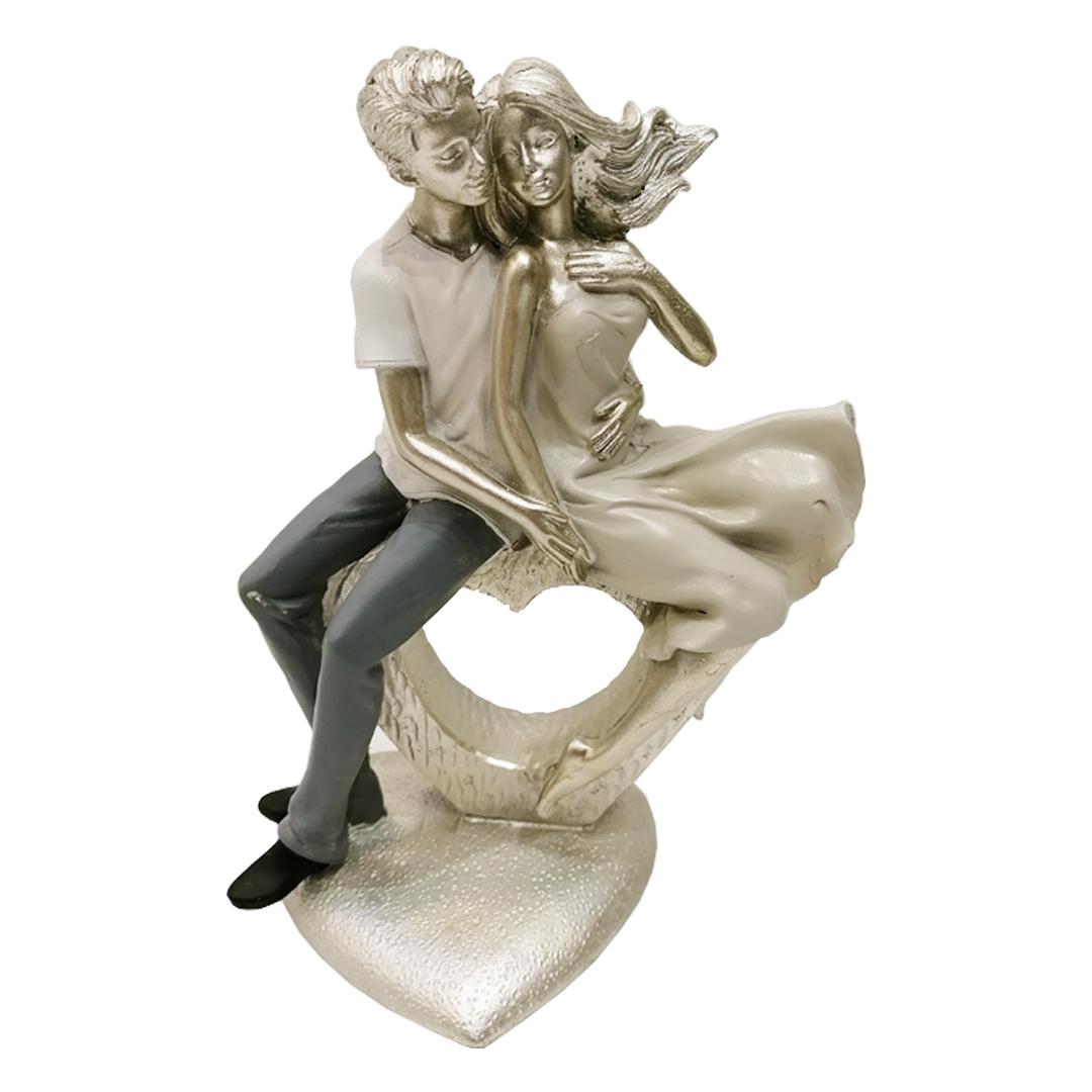 Skulptura zaljubljenog para 6059 zlatna