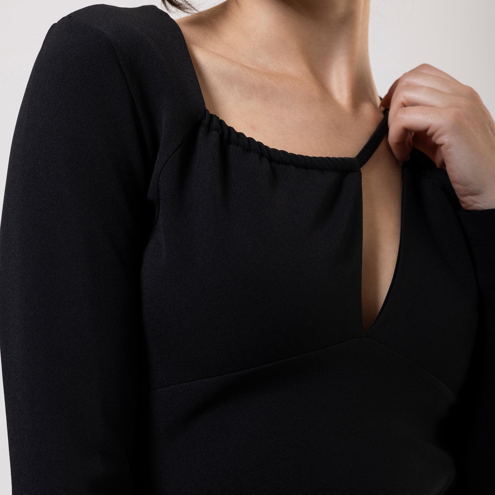 Selected image for FAME Ženska haljina sa šlicem crna