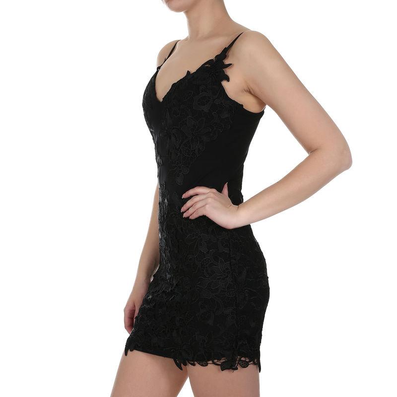 Selected image for GUESS Ženska haljina 3D čipkom crna