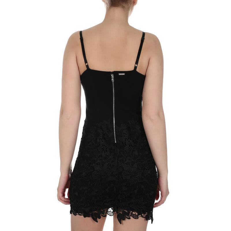 Selected image for GUESS Ženska haljina 3D čipkom crna