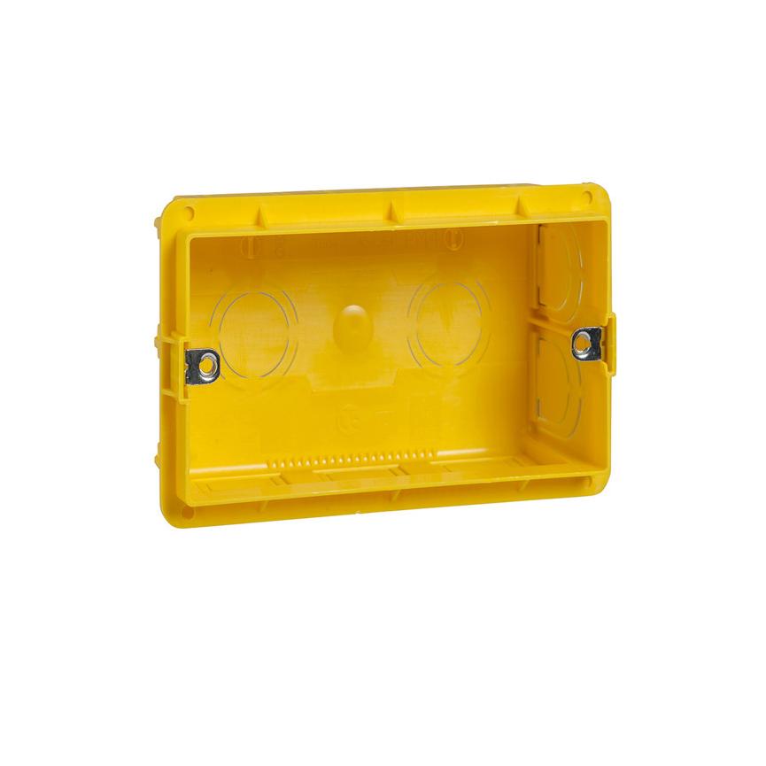 ALING Montažna kutija 4 modula žuta