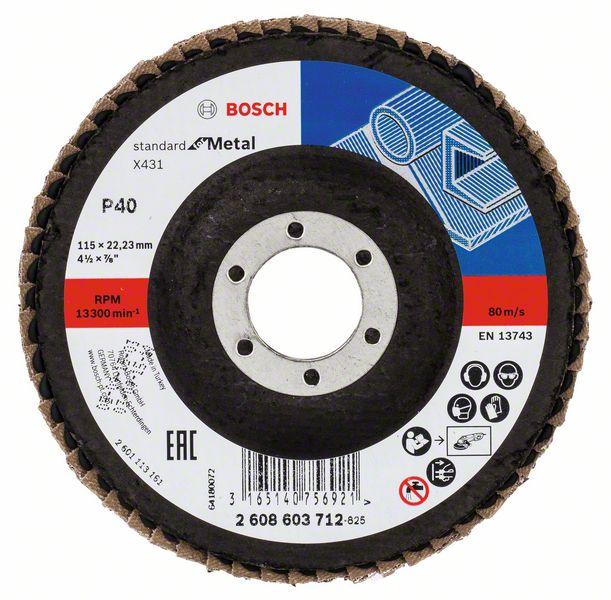 BOSCH brusni disk za metalnu klapnu Ramen-120G 115k22.23mm