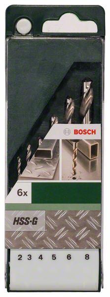 Selected image for BOSCH Set burgija za metal HSS-G DIN 338 6/1 2609255060