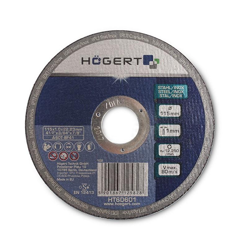 Slike HÖGERT Rezna ploča za metal/inox 115 mm 1.0 mm