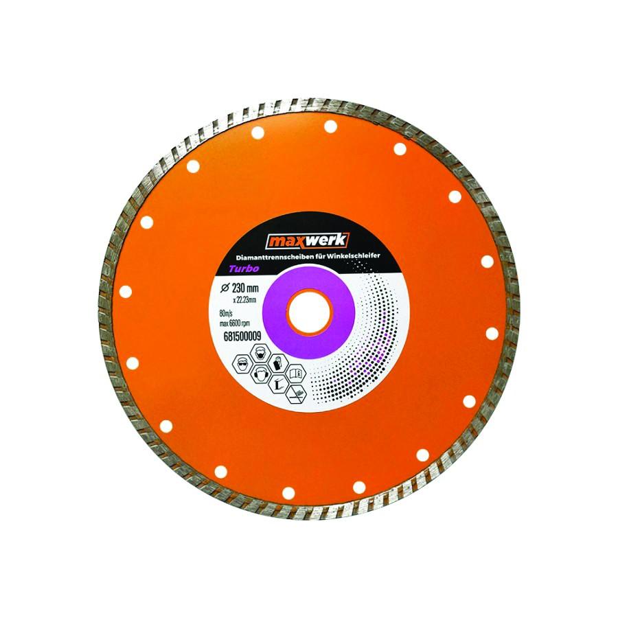 MAXWERK Rezna ploča dijamantska turbo 230 mm narandžasta