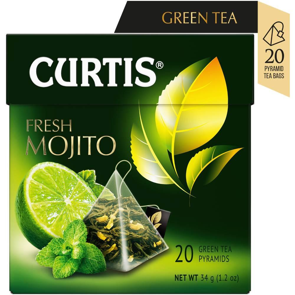 Selected image for CURTIS Zeleni čaj sa mohito aromom korom citrusa i mentom Fresh Mojito 20/1