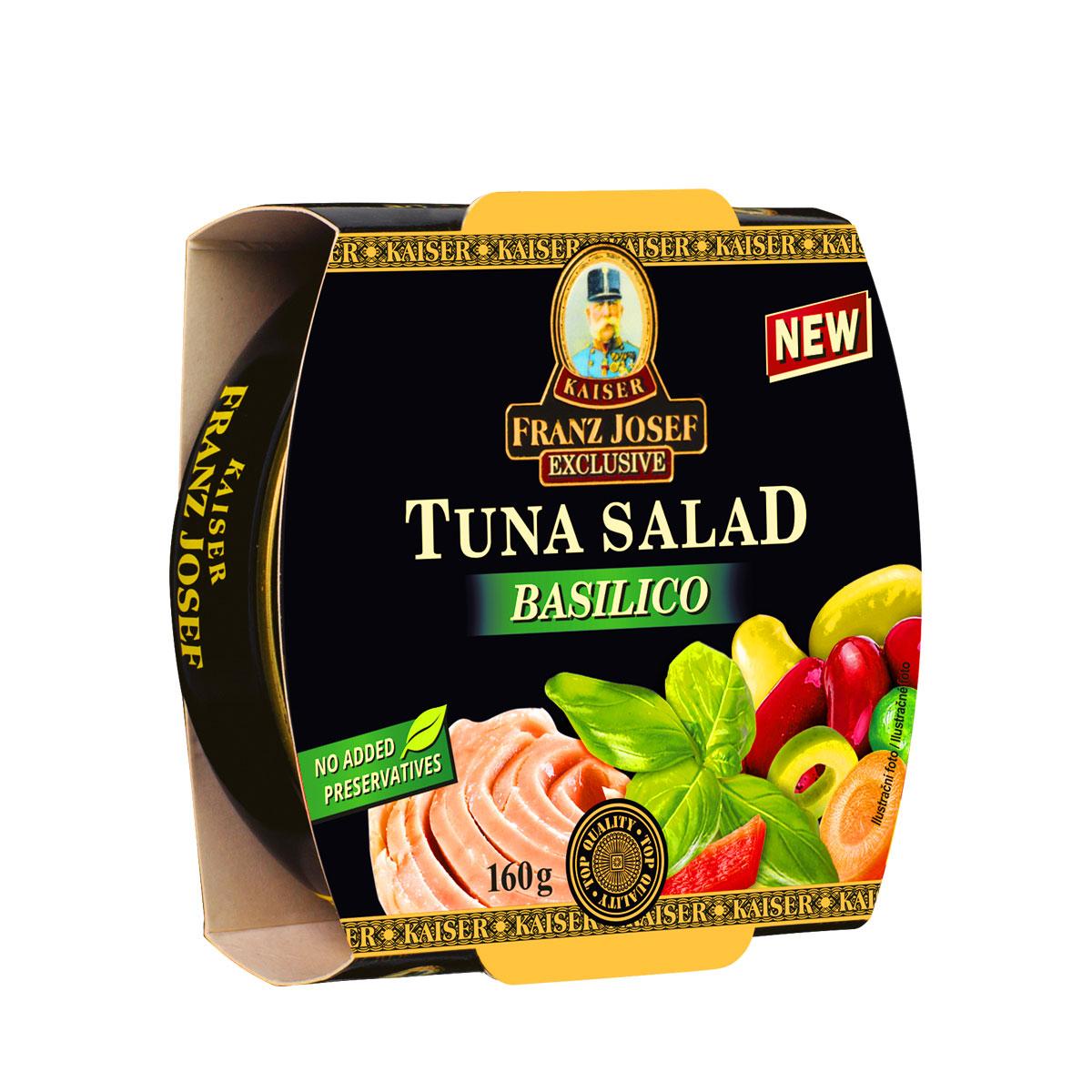 Selected image for FRANZ JOSEF Tuna basilico salata 160g