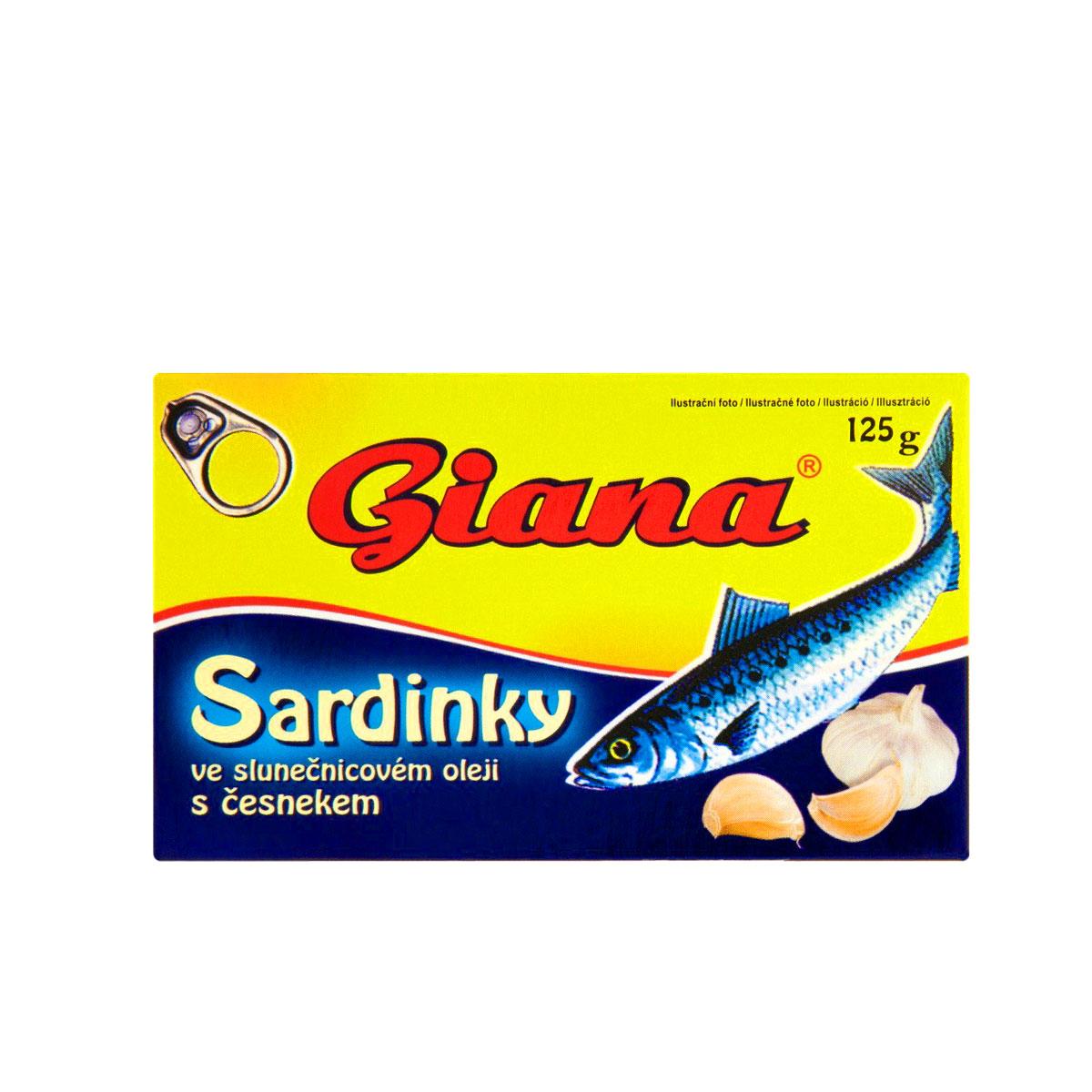 Selected image for GIANA Sardine u suncokretovom ulju Beli luk 125g