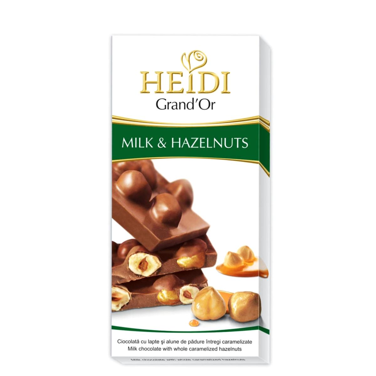 Selected image for HEIDI Mlečna čokolada sa lešnikom Grand Or 100g