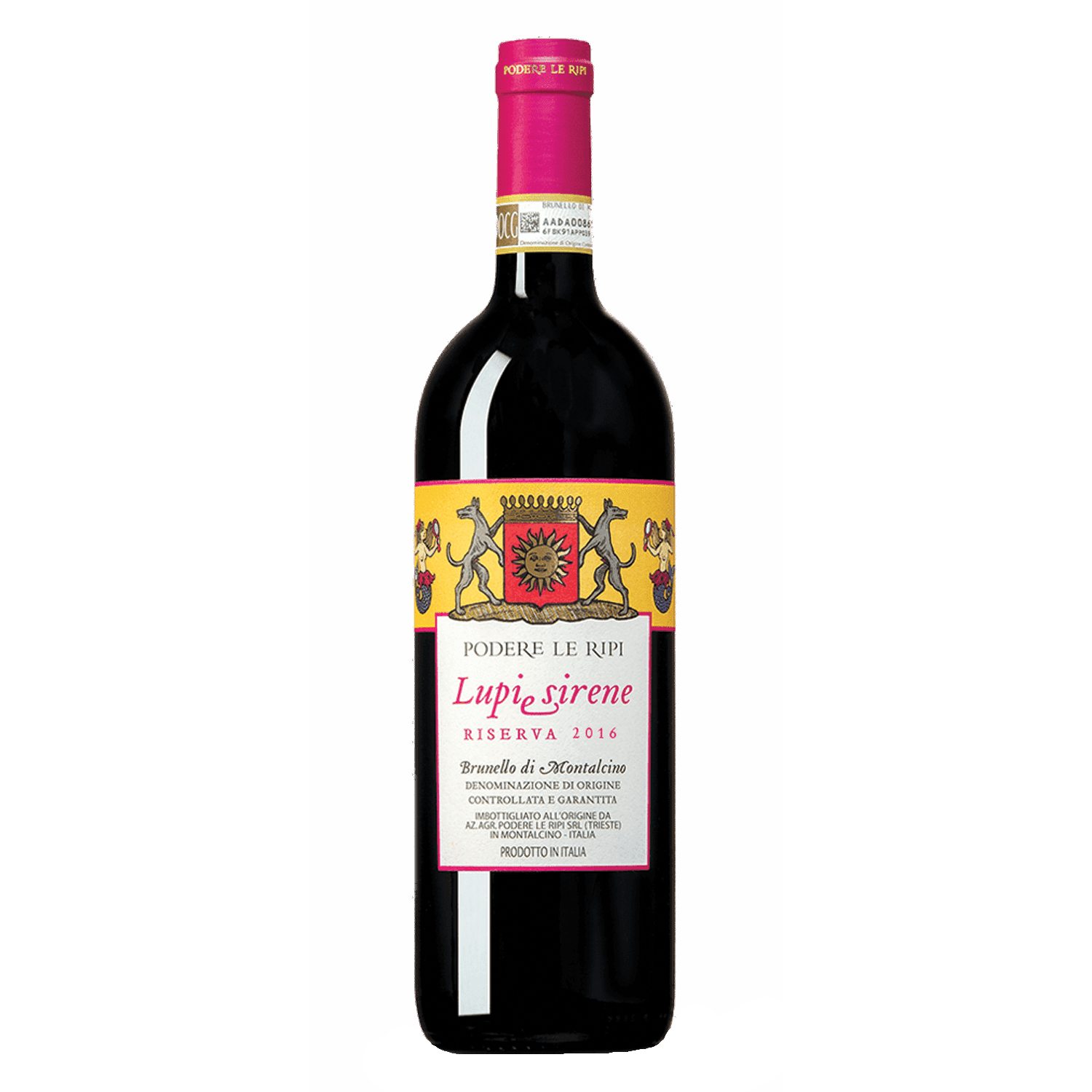 Selected image for PODERE LE RIPI Brunello di Montalcino Lupi e Sirene Riserva Crveno vino, 2016, 0.75l