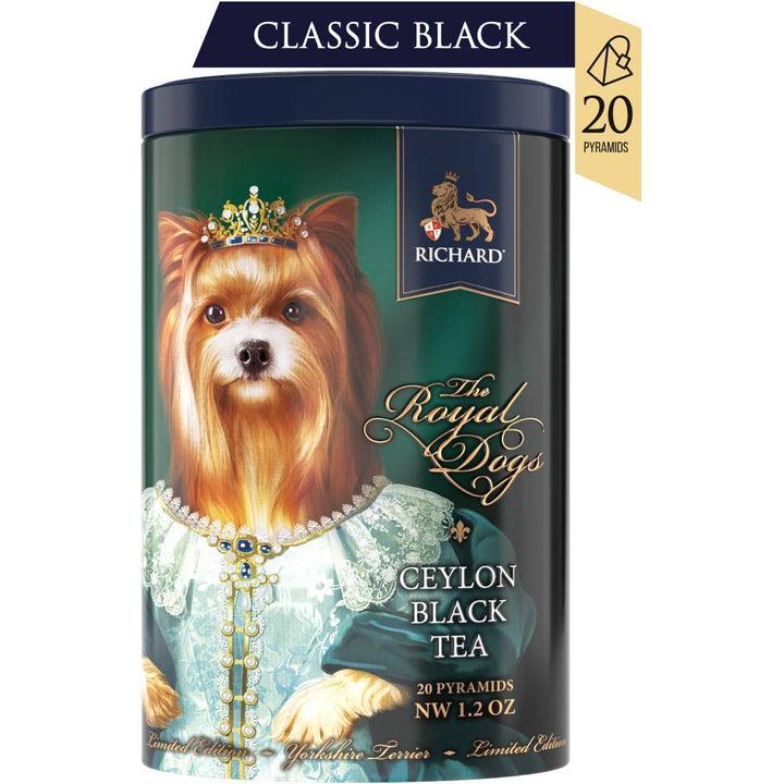 RICHARD Fini cejlonski crni čaj Tea Royal Dogs York 20/1 metalna kutija