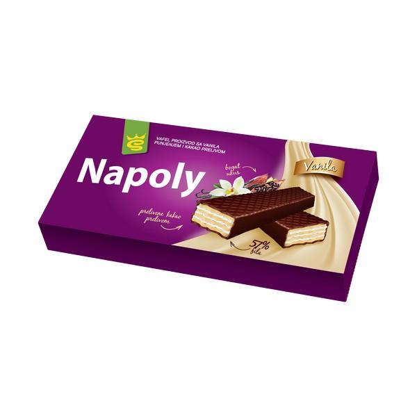 Selected image for SO TASTY Napolitanke Kako preliv i vanila punjenje Napoly 200g