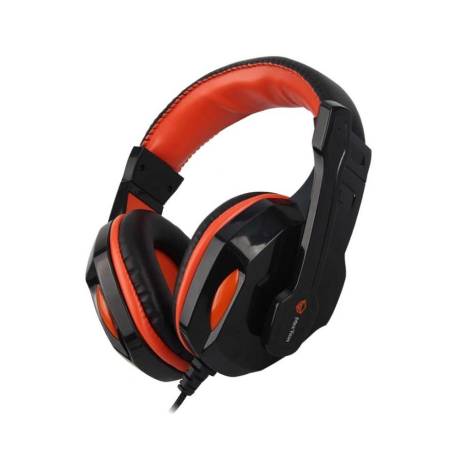 Meetion HP010 Gejmerske HP stereo slušalice, Crno-narandžaste