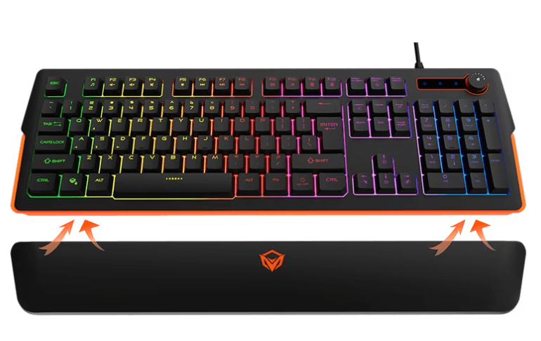 Meetion K9520 Gejmerska tastatura, Sa magnetnim dodatkom, RGB