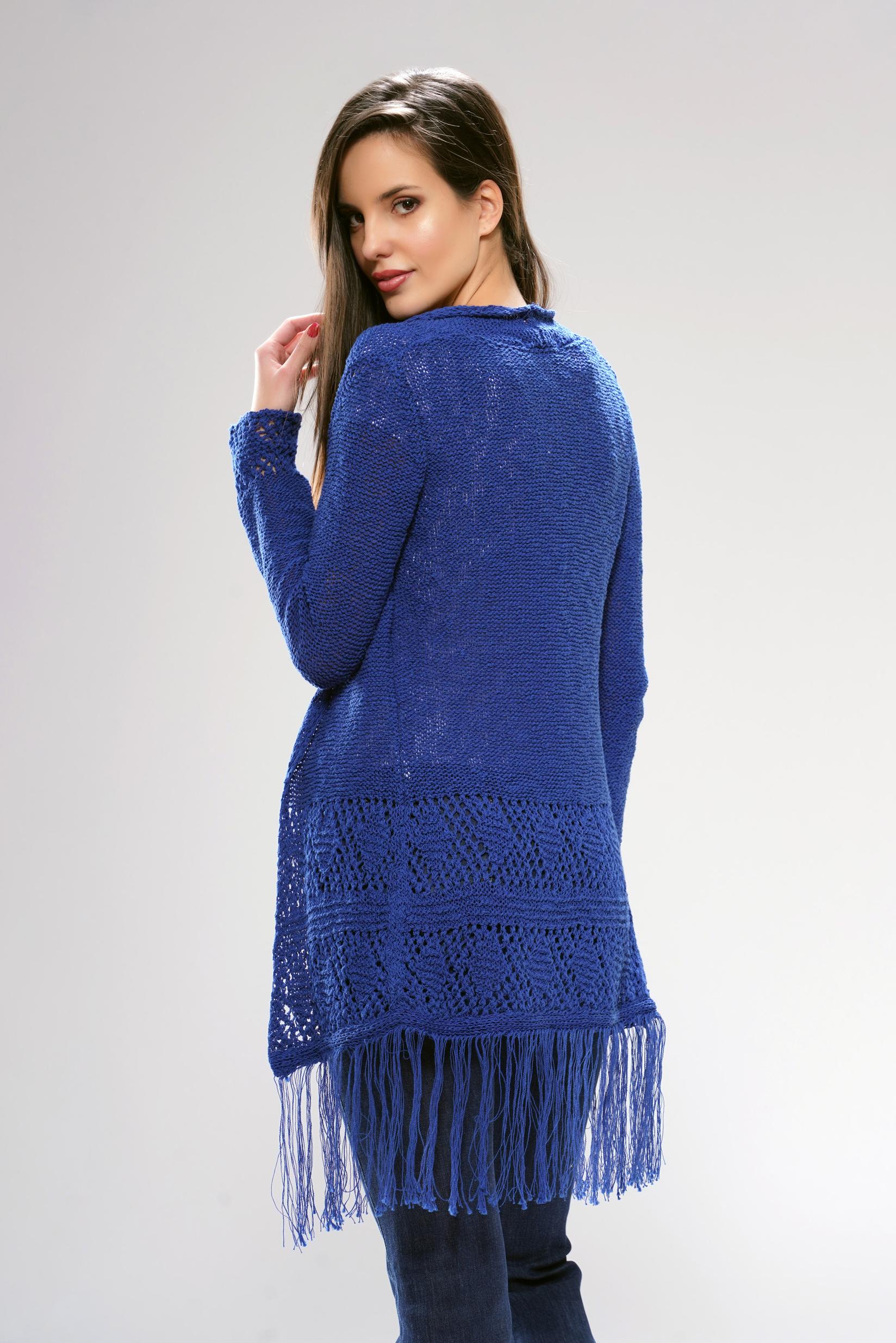 EDI Ženski džemper plavi