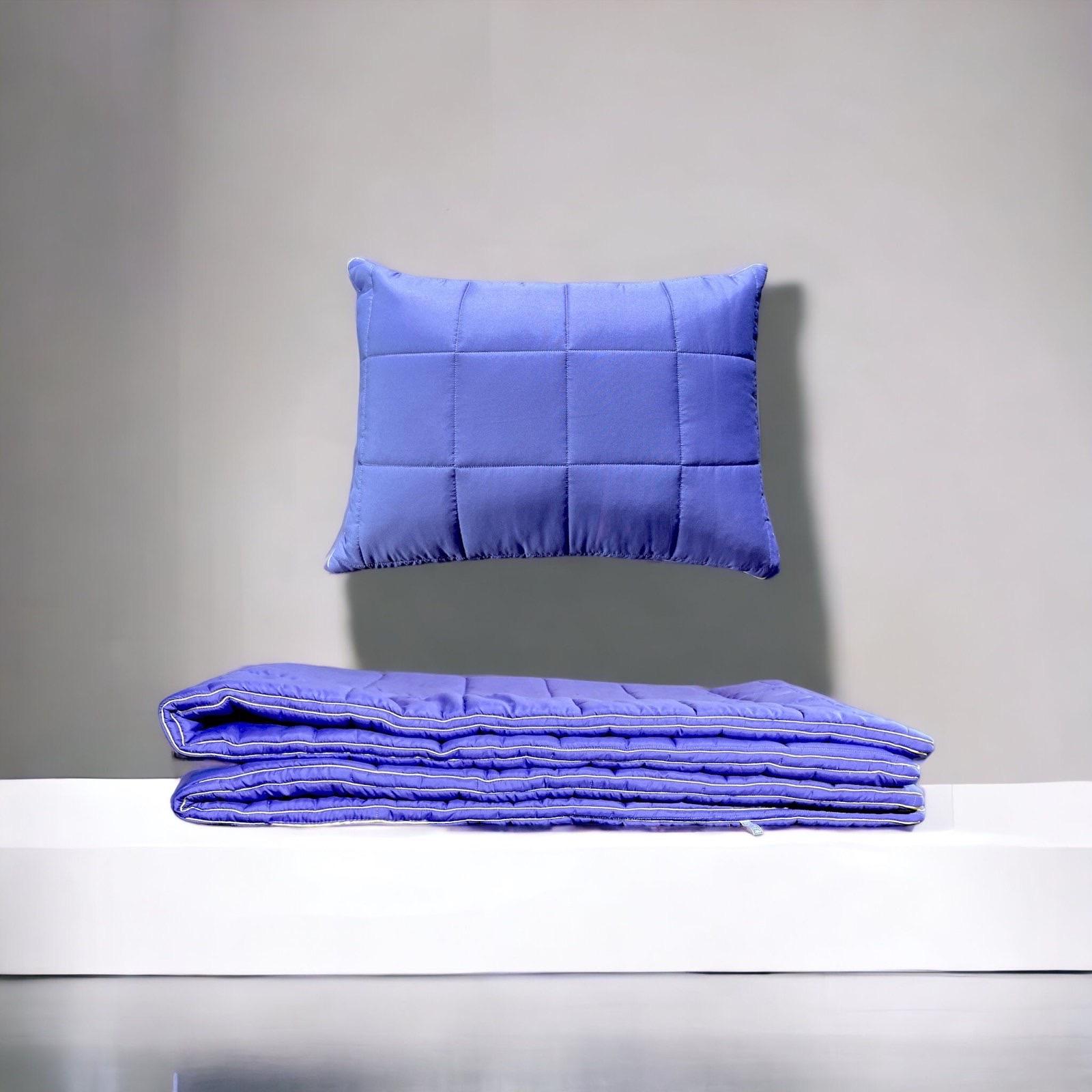 SANTE Set jastuk i pokrivač Premium 5 plavi