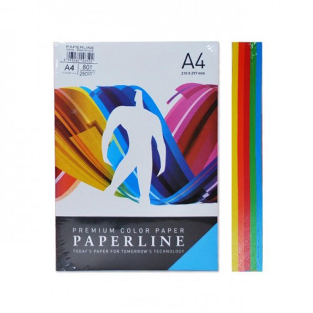 PAPERLINE Fotokopir papir mix neon 1/250 A4/80g