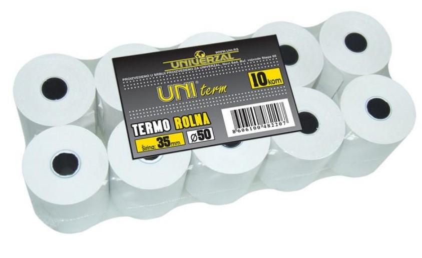 UNI LINE Termo rolna 35mm fi50 10/1 UNL-1604 bela