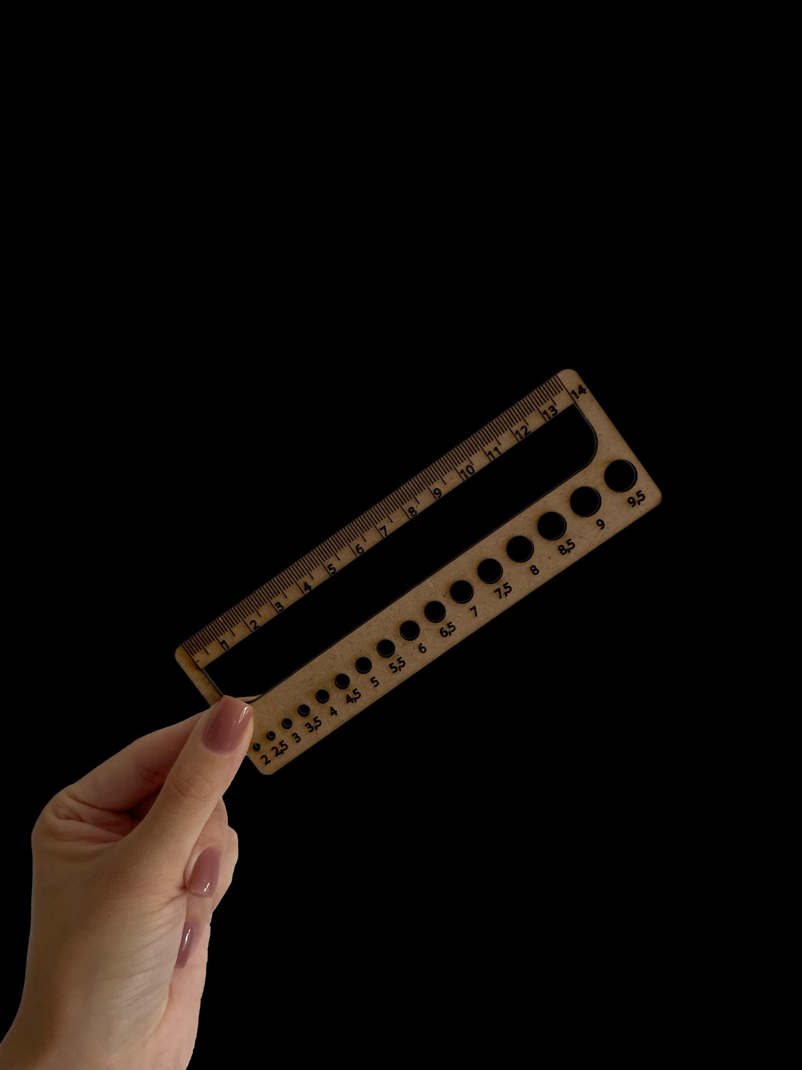 Slike EPIC PRODUCTION Lenjir za heklanje i pletenje sa merenjem igle 14cm