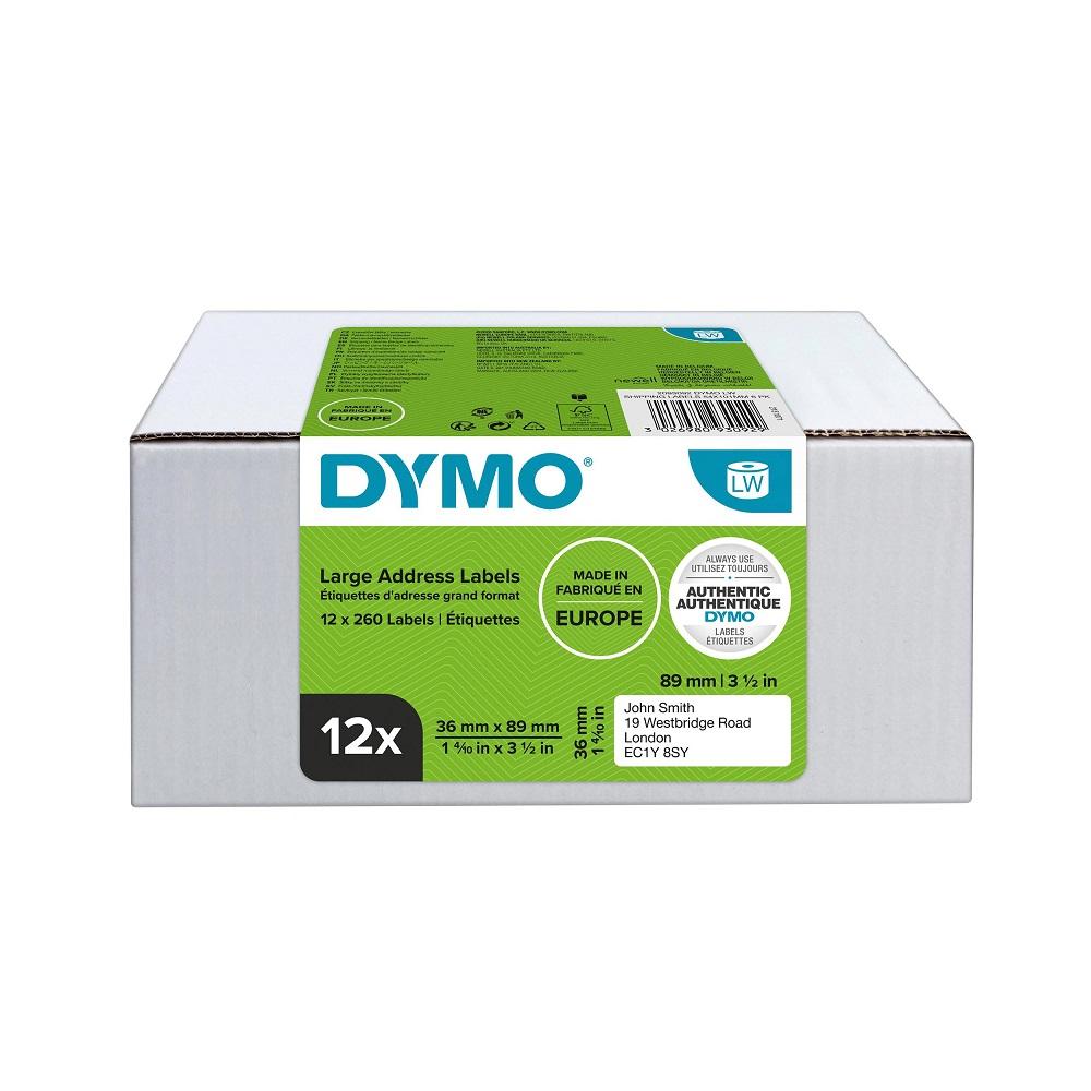 Selected image for DYMO Etikete LW 36x89 multipak PRO 12/1