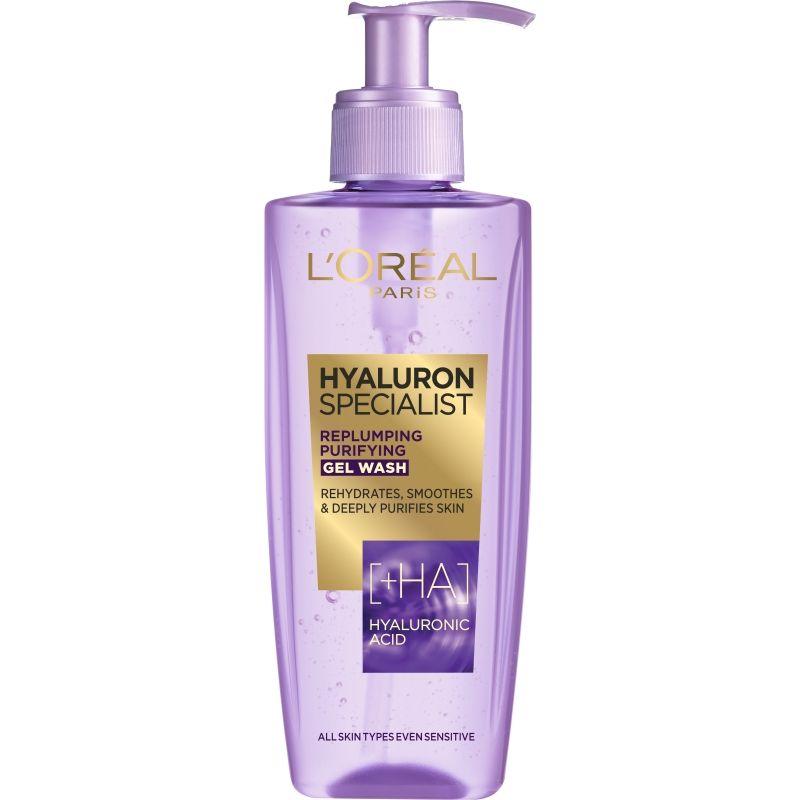 L'OREAL PARIS Gel za čišćenje lica Hyaluron Specialist 200 ml