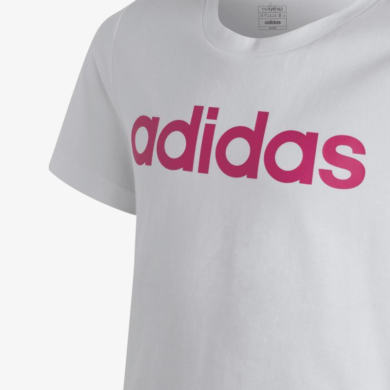 Selected image for ADIDAS Majica za devojčice G ESS LIN T IC3150 roze-bela