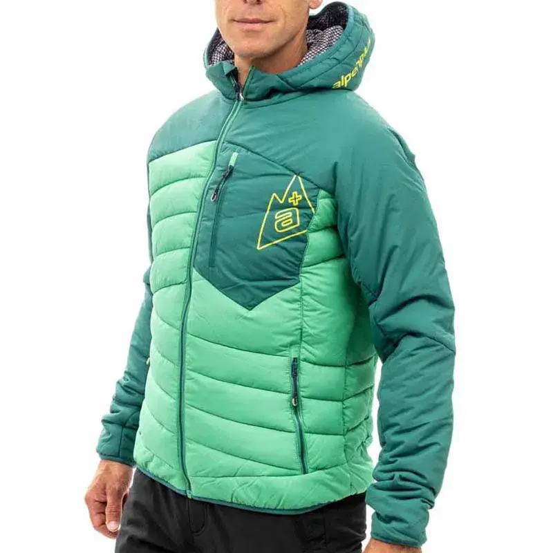Alpen Plus Muška jakna Trapunta, Zeleno-menta