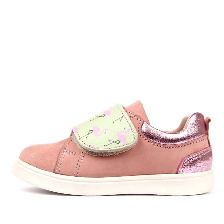 Selected image for Bebbini Kožne Flamingo cipelice sa čičkom