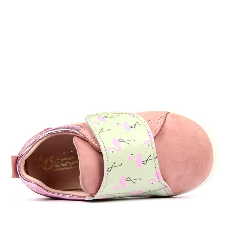 Selected image for Bebbini Kožne Flamingo cipelice sa čičkom
