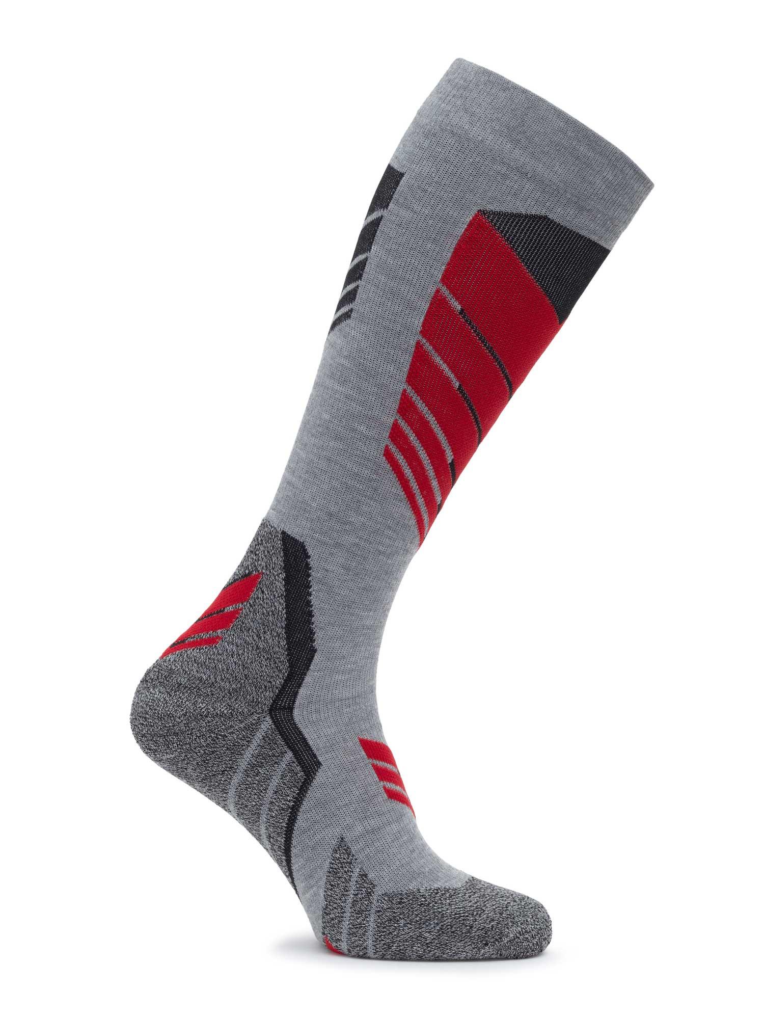 BRILLE Dečije čarape Laax 2 Pack Ski SD231111 sivo-crvene