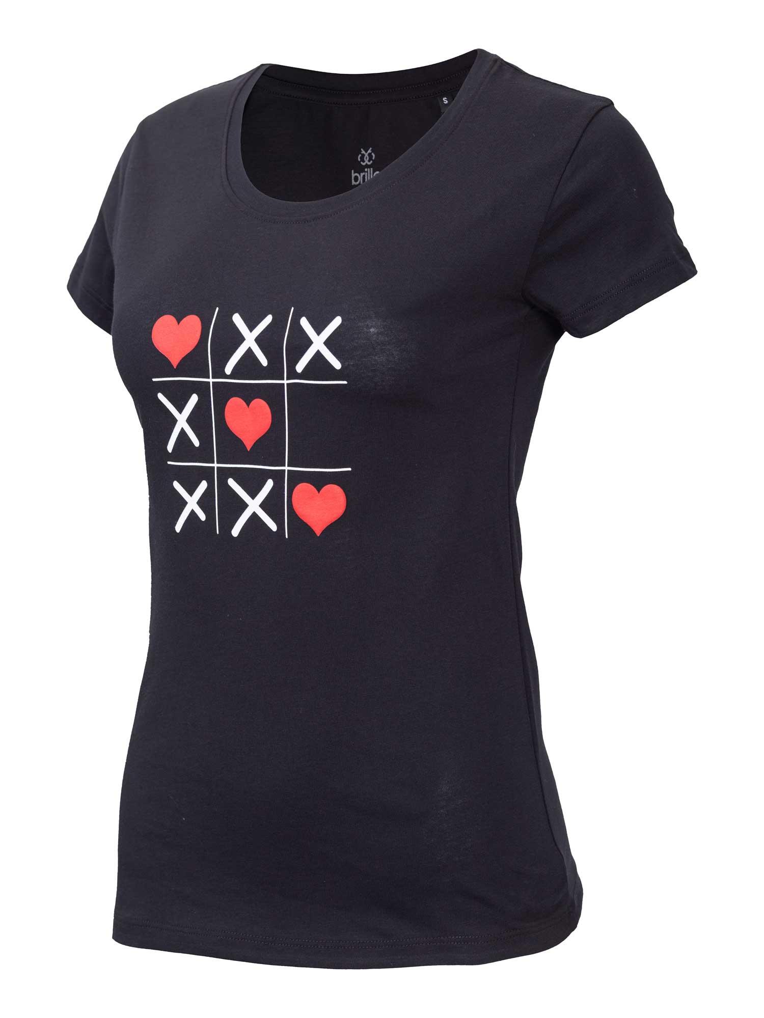 BRILLE Ženska majica kratkih rukava XS&Love SD230933 crna