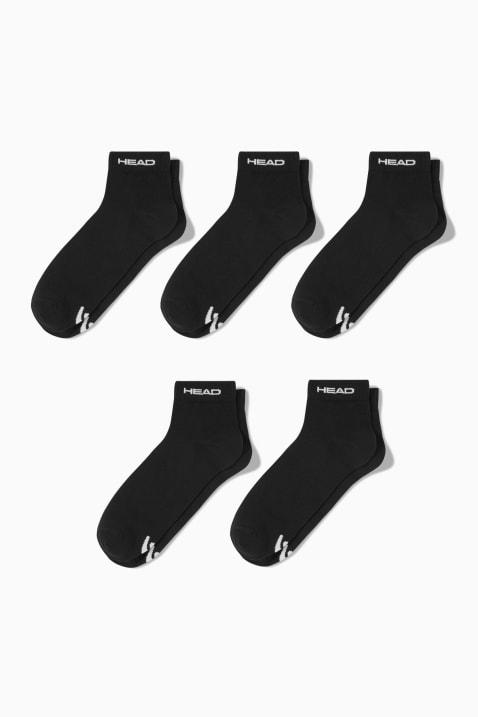 C&A Basic Set muških čarapa, 5 pari, Crne