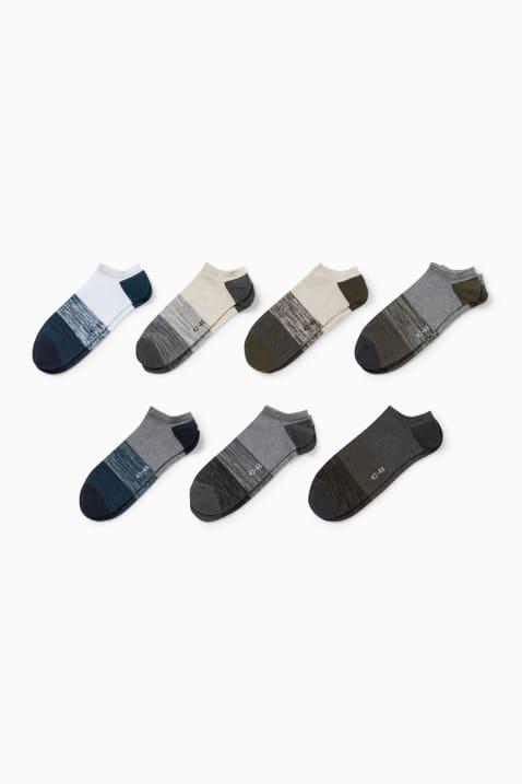 C&A Casual Set muških čarapa, 7 pari, Sivo-bež