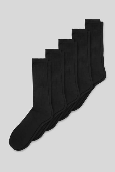 C&A Muške čarape, Za tenis, Set od 5, Teget