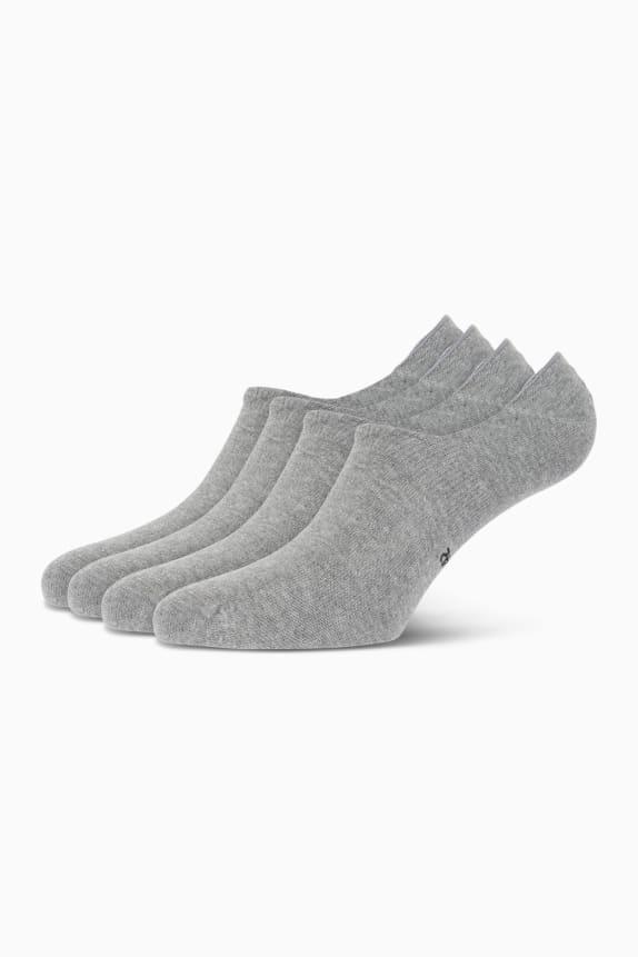 C&A Muške kratke čarape, Set od 4, Sive