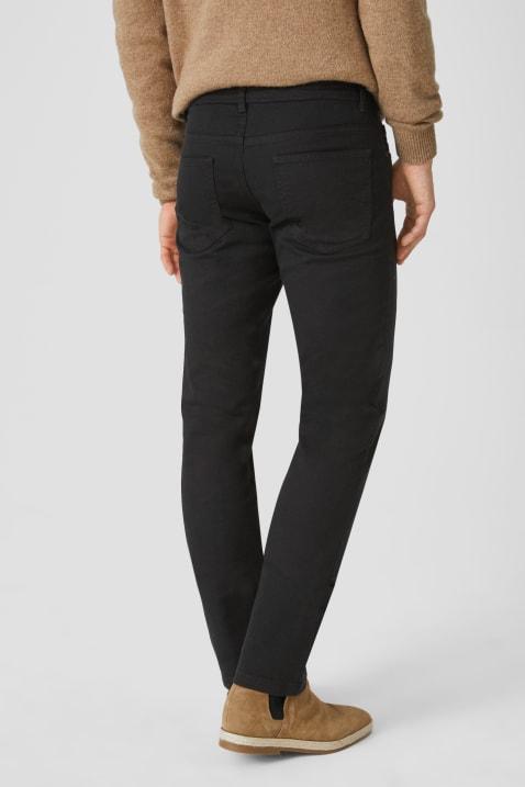 Selected image for C&A Muške pantalone, Sa povećanom rastegljivošću, Slim Fit, Crne