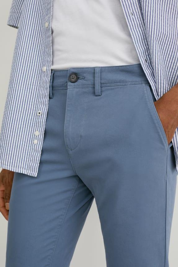 Selected image for C&A Muške pantalone, Slim fit, Svetlo plave