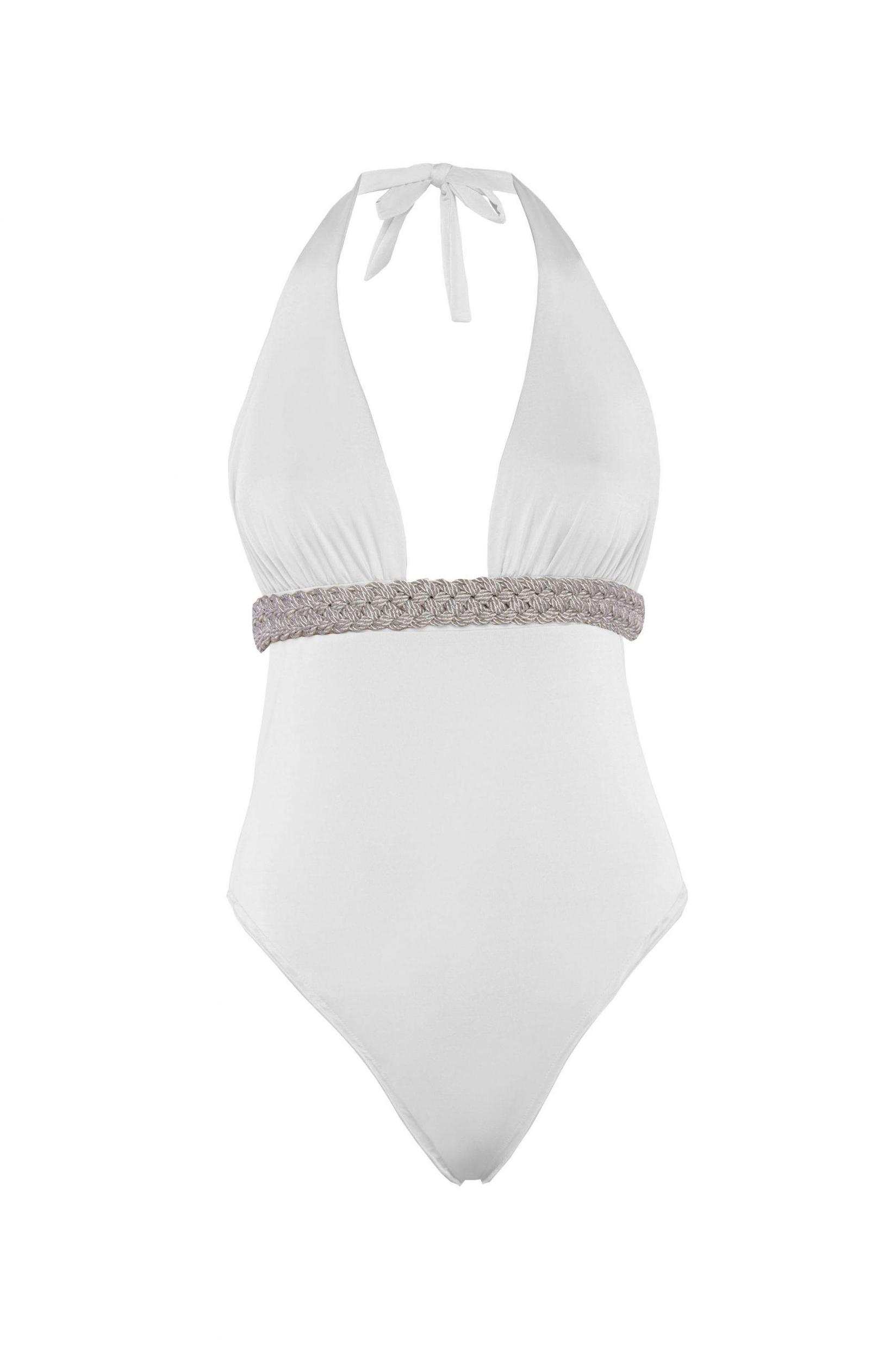 DEVI COLLECTION Ženski jednodelni kupaći kostim Devi beli