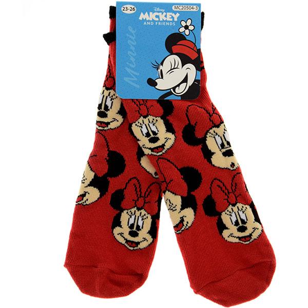 Disney Čarape za devojčice Minnie, Crvene